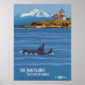 San Juan Islands Poster (Vorne)