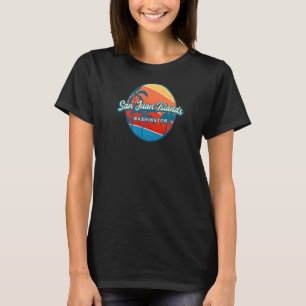 San Juan Islands Washington Summer Wale Tropical S T-Shirt