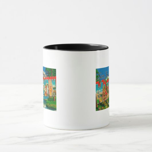 San Juan Islands, WashingtonLarge Letter Tasse (Zentrum)