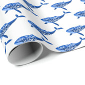 San Juan Islands Whale Geschenkpapier (Rolleneckpunkt)