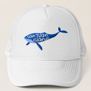 San Juan Islands Whale Truckerkappe