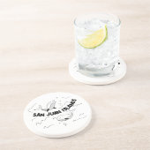 San Juan Islands Whales Getränkeuntersetzer (Seite)