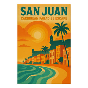 SAN JUAN – KARIBISCHES PARADIES POSTER