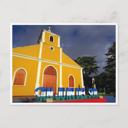San-juan-Kirche Postkarte (Vorderseite)