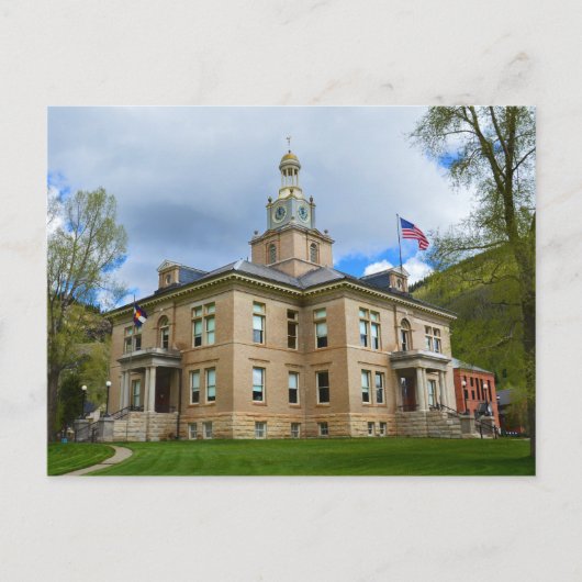 San Juan Landkreis Courthouse, Silverton, Colorado Postkarte (Vorderseite)