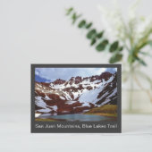 San Juan Mountains, Blue Seen Trail Postkarte (Stehend Vorderseite)