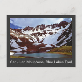 San Juan Mountains, Blue Seen Trail Postkarte