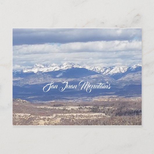San Juan Mountains Co. Postcard Postkarte (Vorderseite)