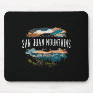 San Juan Mountains Colorado Wandern Outdoor Vintag Mousepad