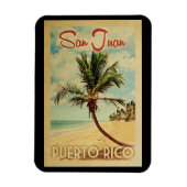 San Juan Palm Tree Wandern Magnet (Vertikal)