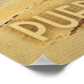 San Juan Palm Tree Wandern Poster (Ecke)