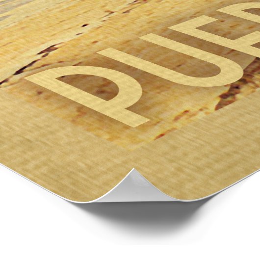 San Juan Palm Tree Wandern Poster (Ecke)