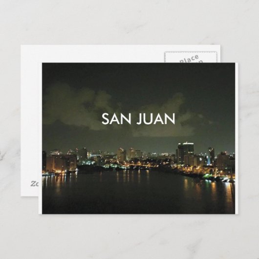 San Juan Postkarte (Vorne/Hinten)