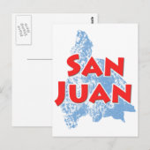 San Juan Postkarte (Vorne/Hinten)