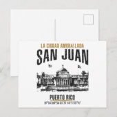 San Juan Postkarte (Vorne/Hinten)