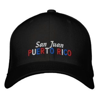 San Juan Puerto Rico Bestickte Kappe