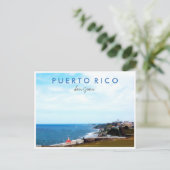 San Juan Puerto Rico Foto Souvenir Postkarte (Stehend Vorderseite)