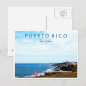 San Juan Puerto Rico Foto Souvenir Postkarte (Vorne/Hinten)