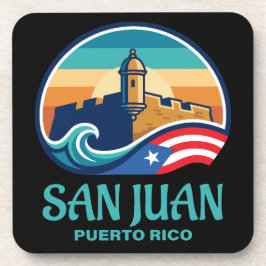 San Juan Puerto Rico Getränkeuntersetzer