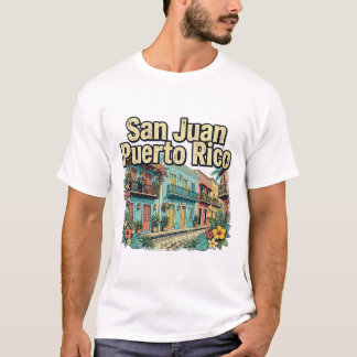 San Juan Puerto Rico Hemd - Reiseandenken T-Shirt