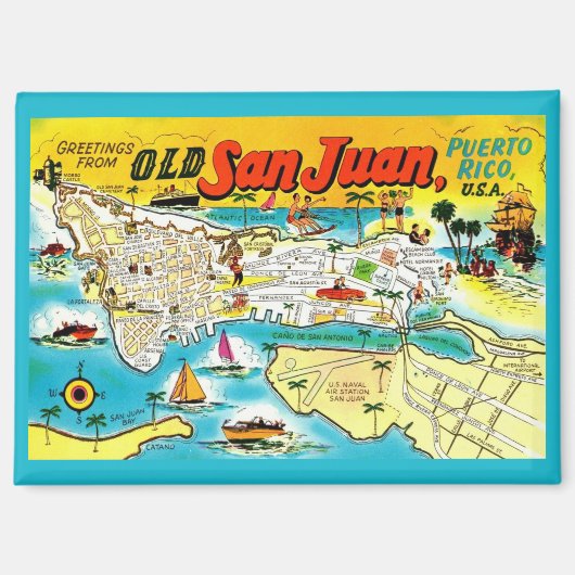 San Juan Puerto Rico Magnet (Vorderseite)