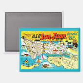 San Juan Puerto Rico Magnet (Vorderseite/Rückseite)