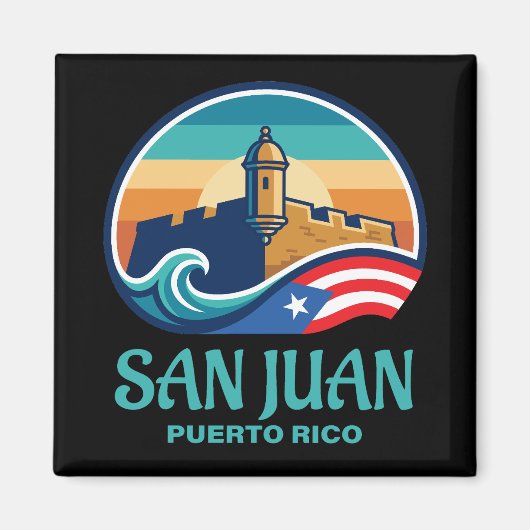 San Juan Puerto Rico Magnet (Vorne)