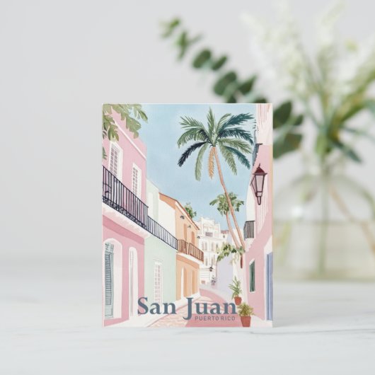 San Juan Puerto Rico Pinacoteca Casa Serodine Postkarte (Stehend Vorderseite)