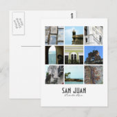 San Juan, Puerto Rico Postkarte (Vorne/Hinten)