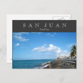 San Juan, Puerto Rico Postkarte (Vorne/Hinten)