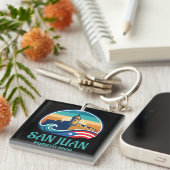 San Juan Puerto Rico Schlüsselanhänger (Vorderseite rechts)