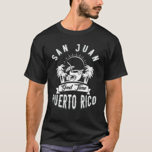 San Juan, Puerto Rico Souvenir Urlaub Pride Bori T-Shirt