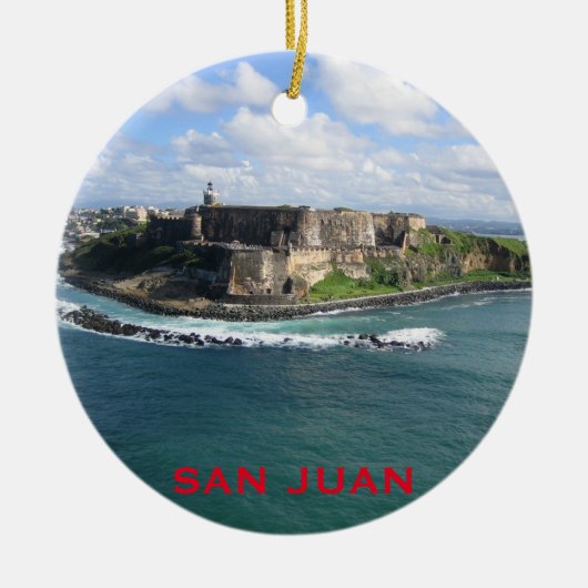 San Juan Puerto Rico Weihnachtsschmuck (Vorne)