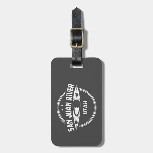 San Juan River, Utah Gepäckanhänger (Vorderseite vertikal)