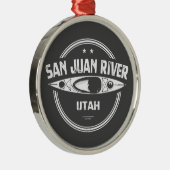 San Juan River, Utah Ornament Aus Metall (Rechts)