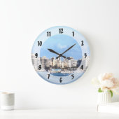 San Juan Skyline Große Wanduhr (Zuhause)