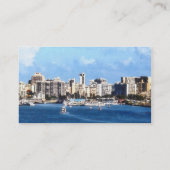 San Juan Skyline Visitenkarte (Rückseite)