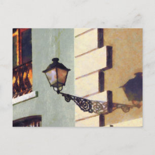San Juan Street Lamp Postkarte