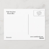 San Juan Street Postkarte (Rückseite)