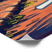 San Juan Vintage Travel Poster (Ecke)