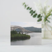 San Juanico Bridge Postkarte (Stehend Vorderseite)