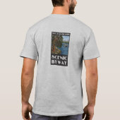 San- Juaninsel-landschaftlicher Seitenweg-T - T-Shirt (Rückseite)