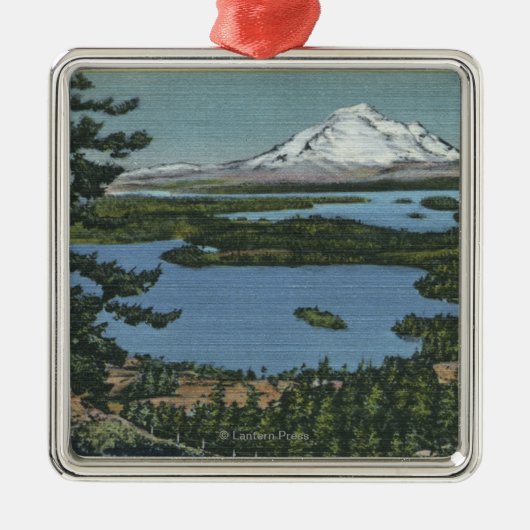 San- Juaninseln, Washington 2 Silbernes Ornament (Vorne)