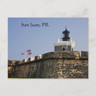 San- Juanleuchtturm-Postkarte Postkarte