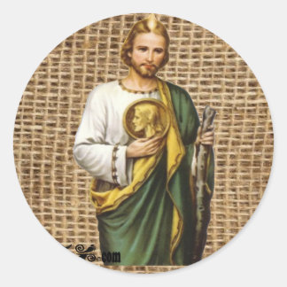 SAN JUDAS, KUNDENGERECHTE PRODUKTE ST. JEHUDA RUNDER AUFKLEBER
