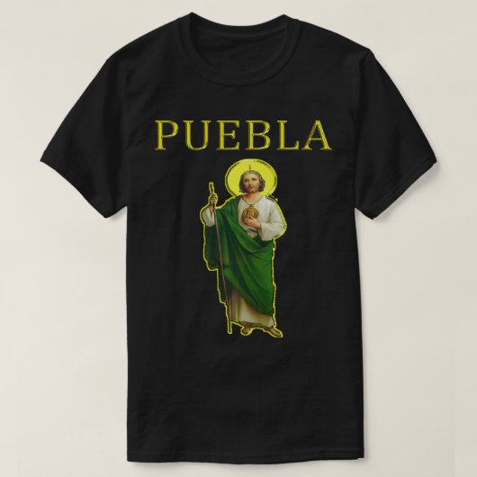 San Judas Tadeo Puebla s and s Zip Premium T-Shirt (Design vorne)
