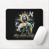 San Judas Tadeo Religious Art Catholic Saints Desi Mousepad (Mit Mouse)