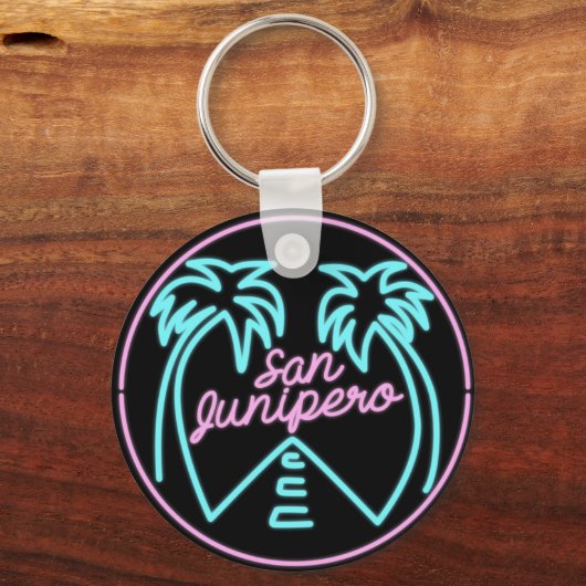 San Junipero Black Mirror Schlüsselanhänger (Vorderseite)