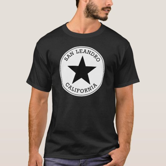 San Leandro California T Shirt (Vorderseite)