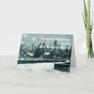 San Lorenzo Tal Ferienkarte Feiertagskarte